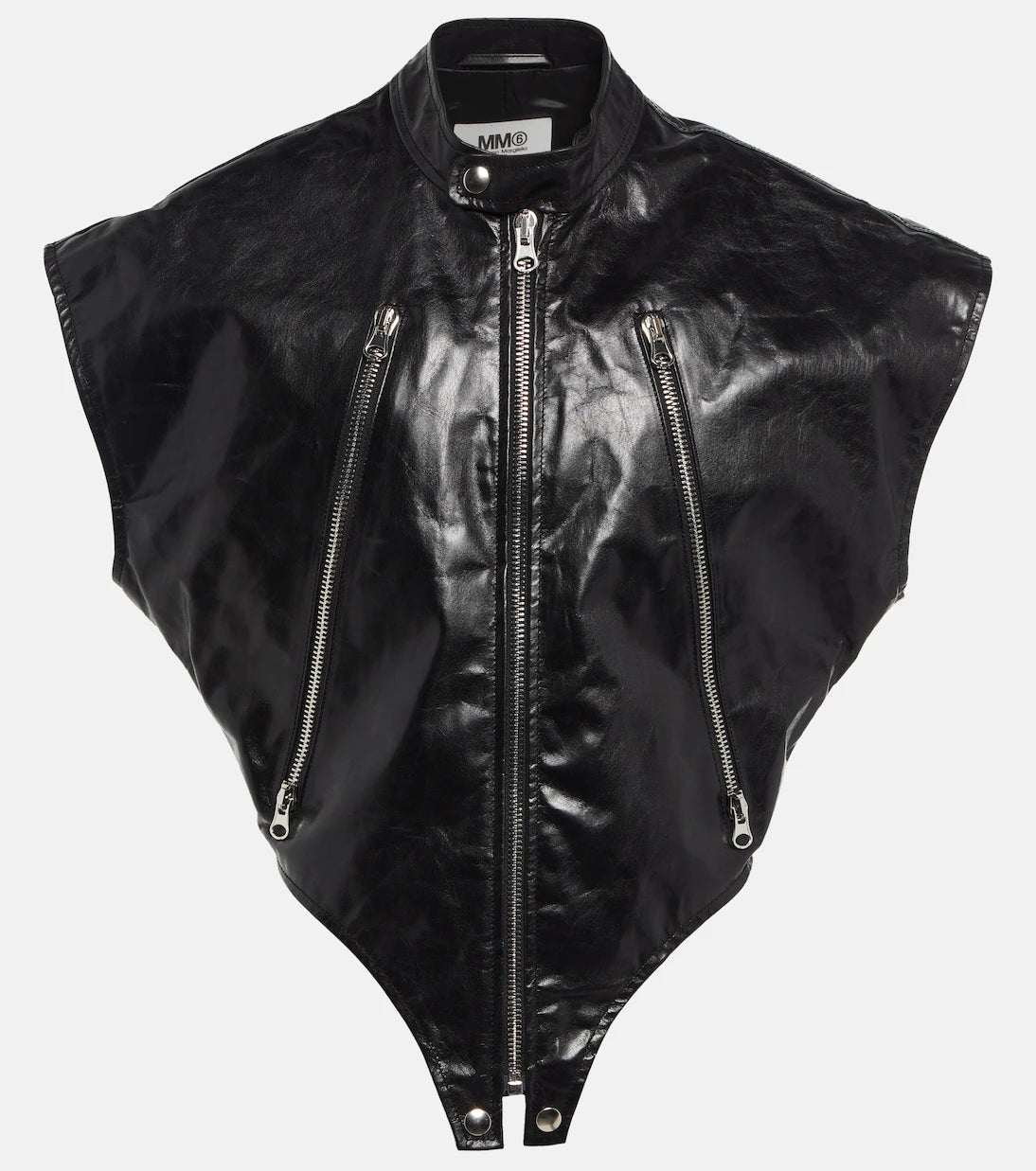 MM6 Maison Margiela - Leather jacket