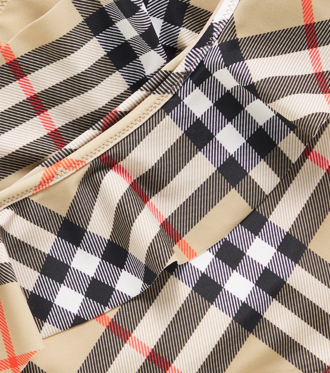 Burberry Kids - Burberry Check ruffled bikini