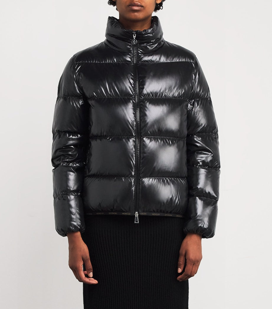 Moncler Black Down Padded Abbadia Jacket