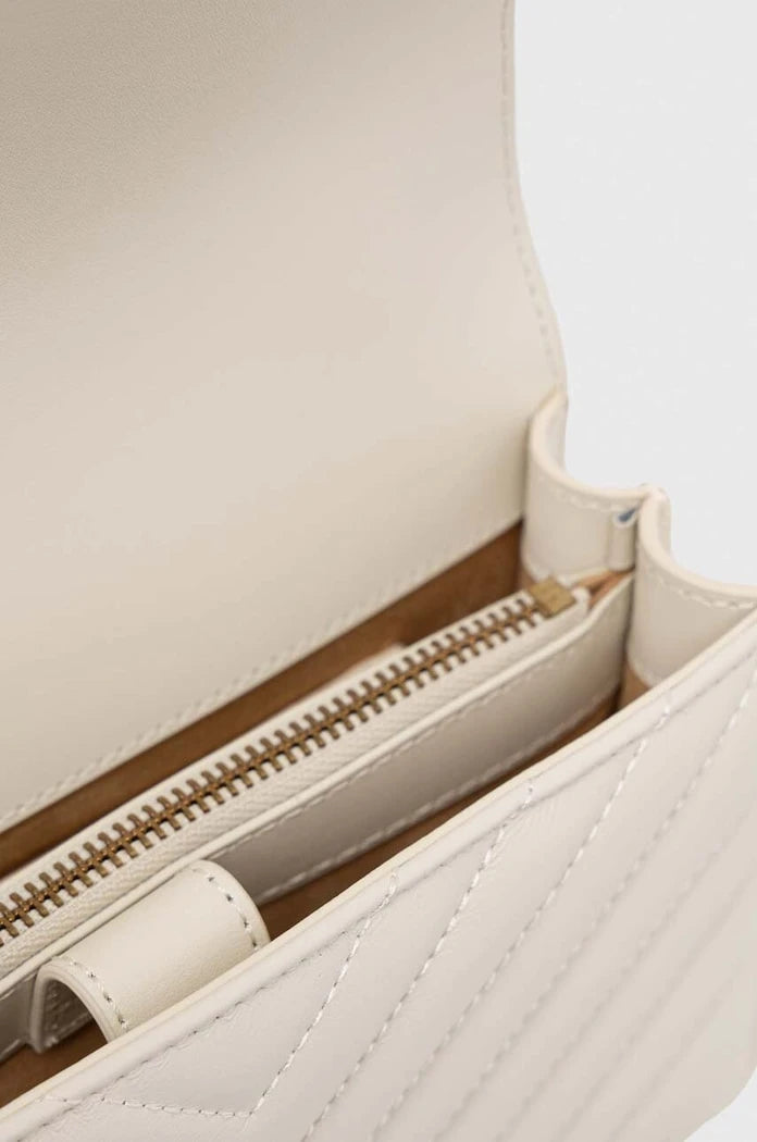 Pinko чанта crossbody дамска от кожа