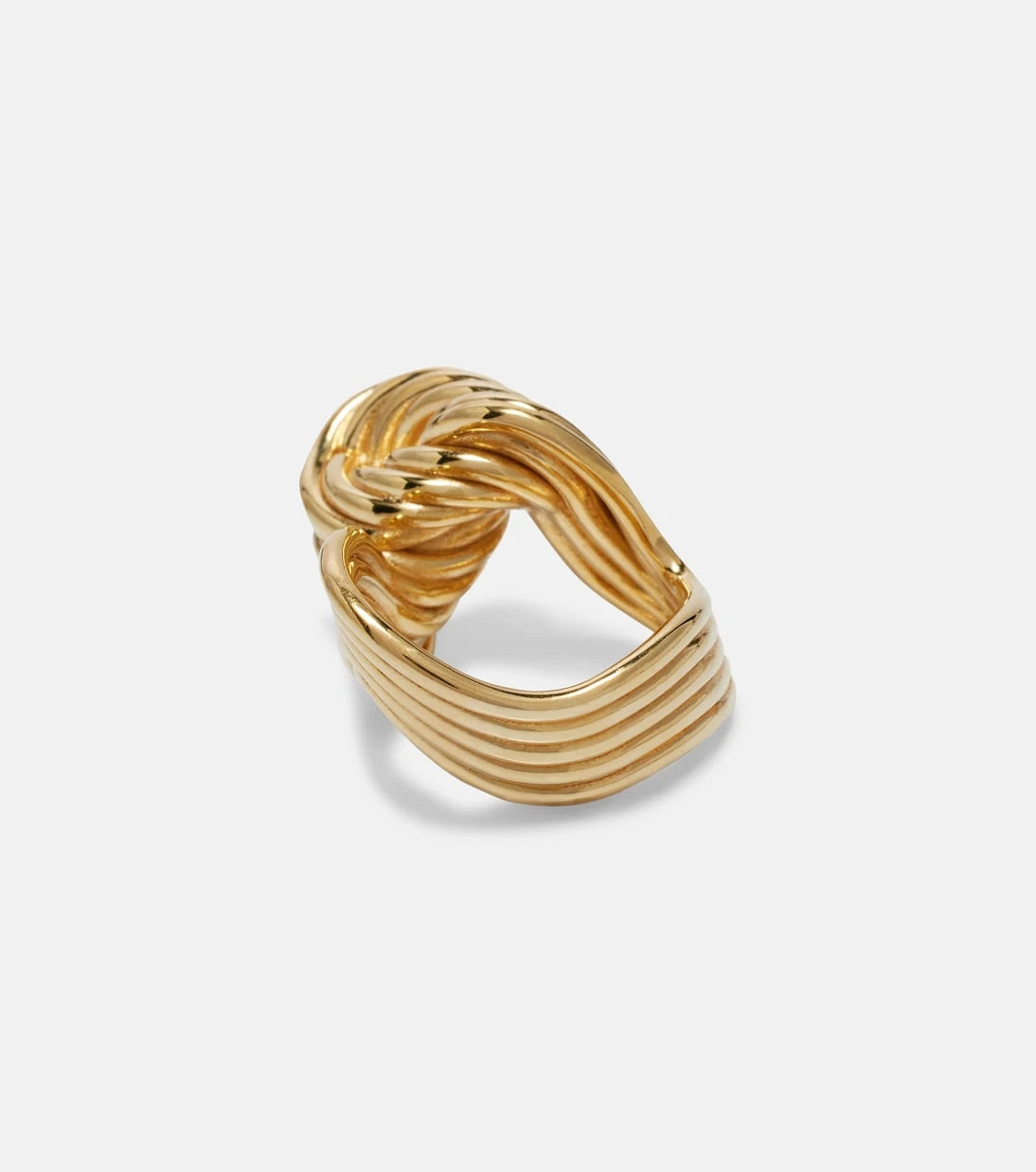 Bottega Veneta - Slice gold-plated sterling silver ring