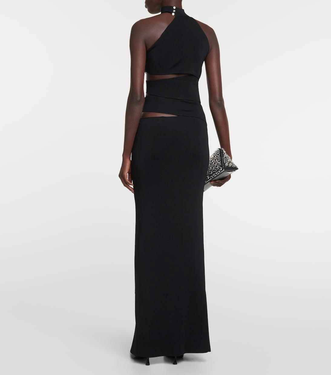 Aya Muse - Dione cutout jersey maxi dress
