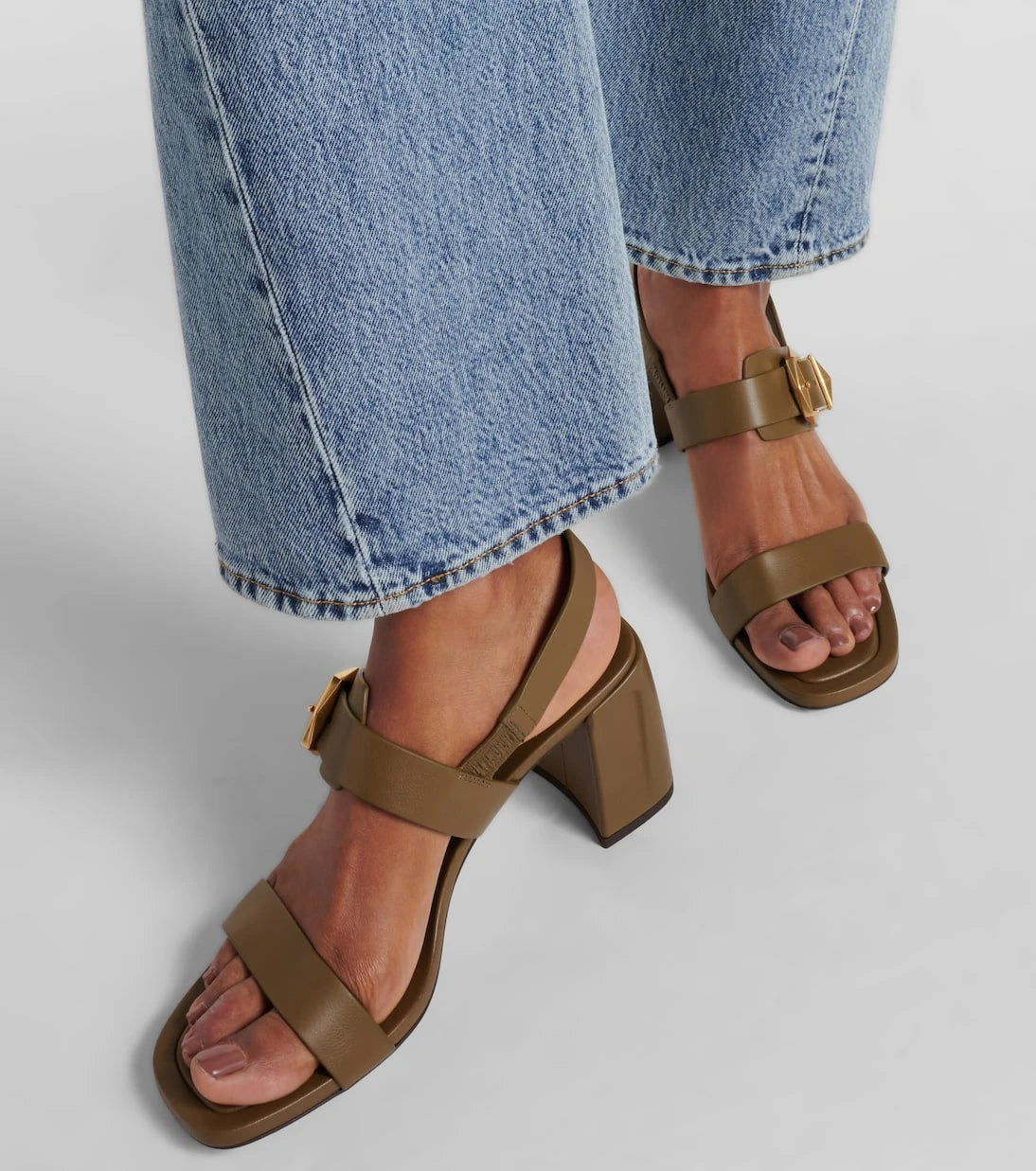 Jimmy Choo - Hawke 70 leather sandals
