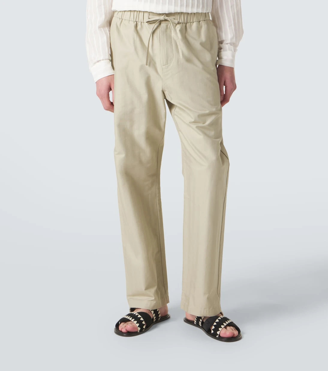 Frescobol Carioca - Rocha cotton twill wide-leg pants