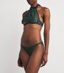 Coco De Mer Green Lace Isara Brazilian Briefs