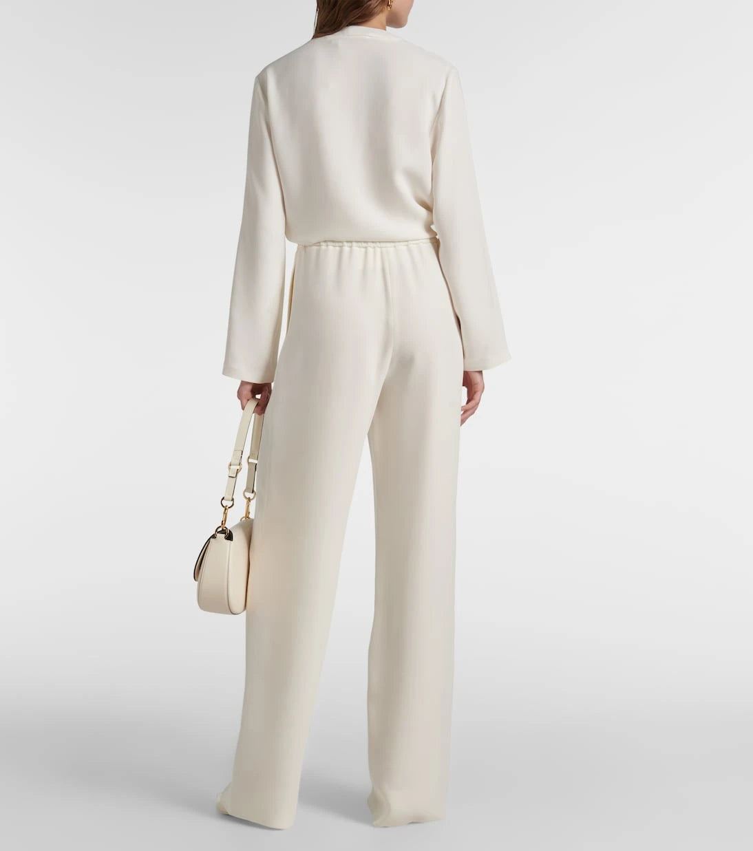 Valentino - Cady Couture high-rise wide-leg pants