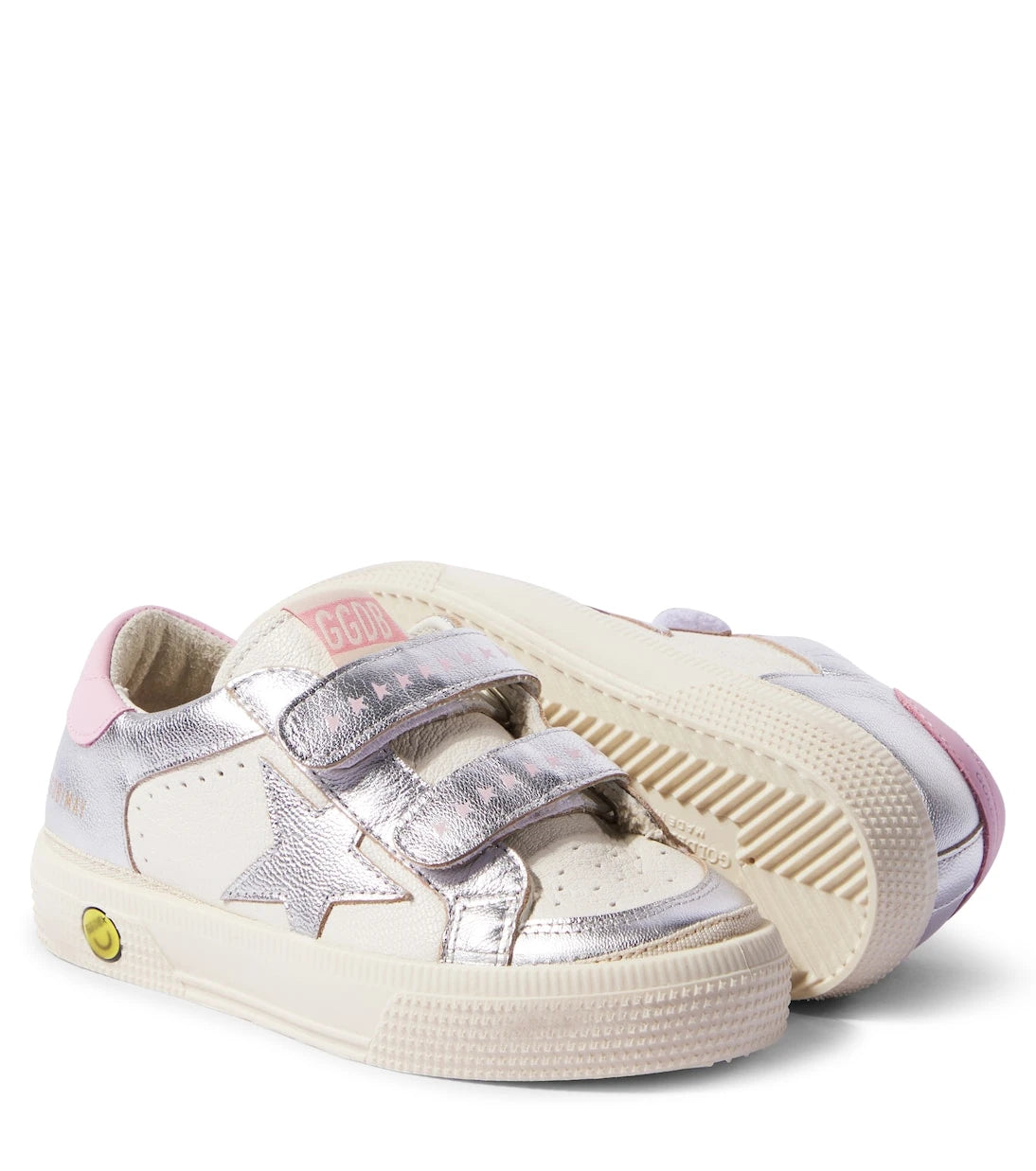 Golden Goose Kids - May School leather sneakers