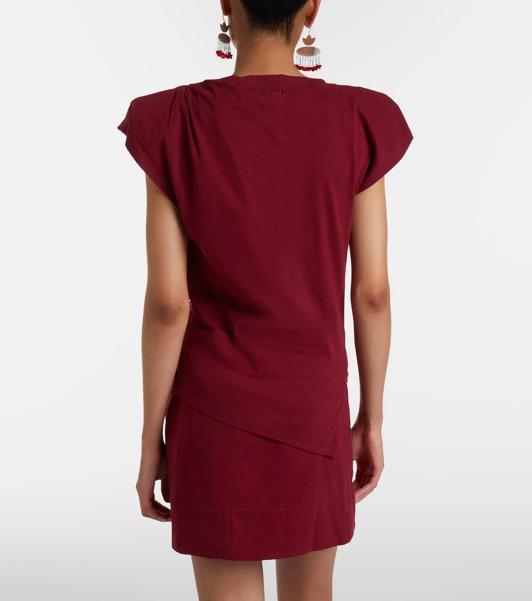 Isabel Marant - Sebani asymmetric cotton T-shirt