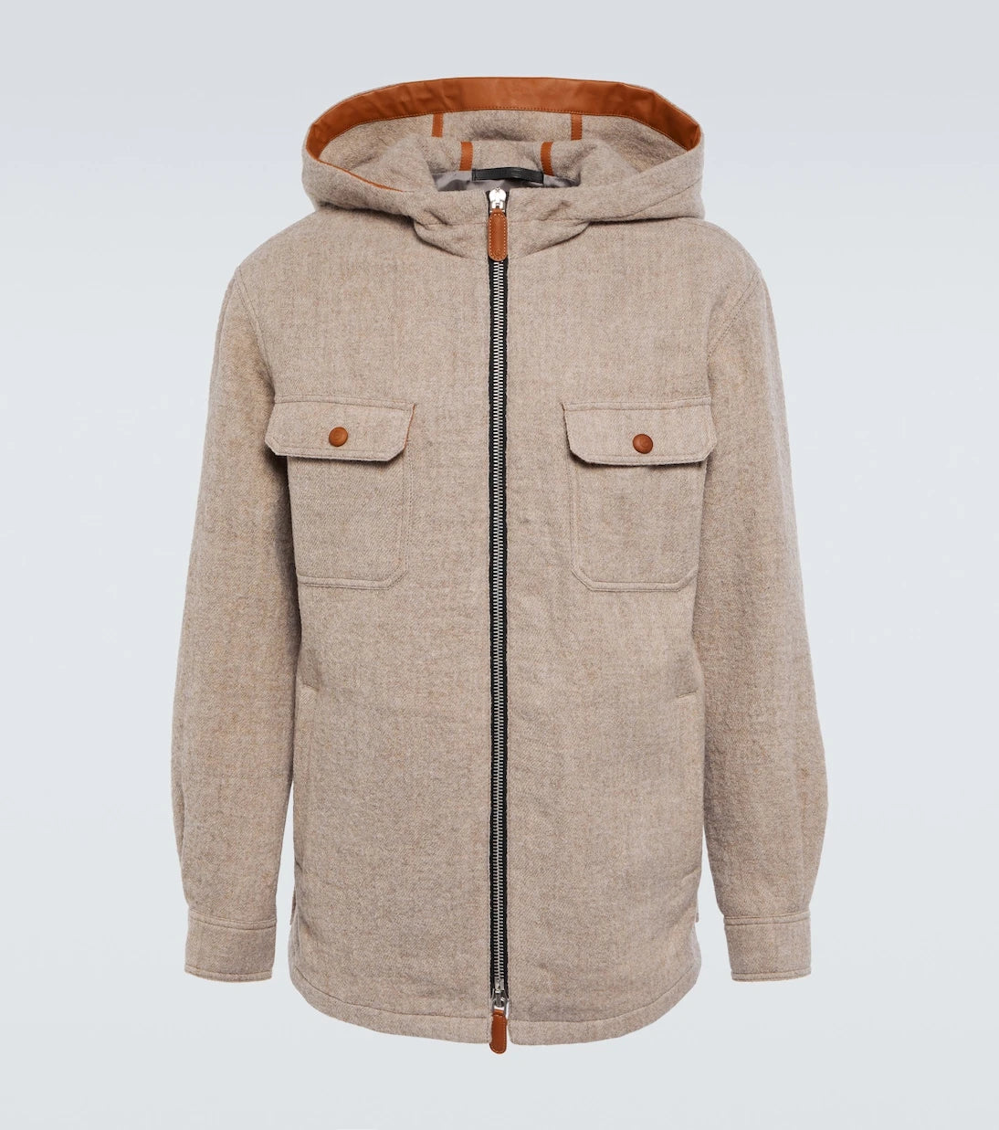 Giorgio Armani - Hooded virgin wool blouson