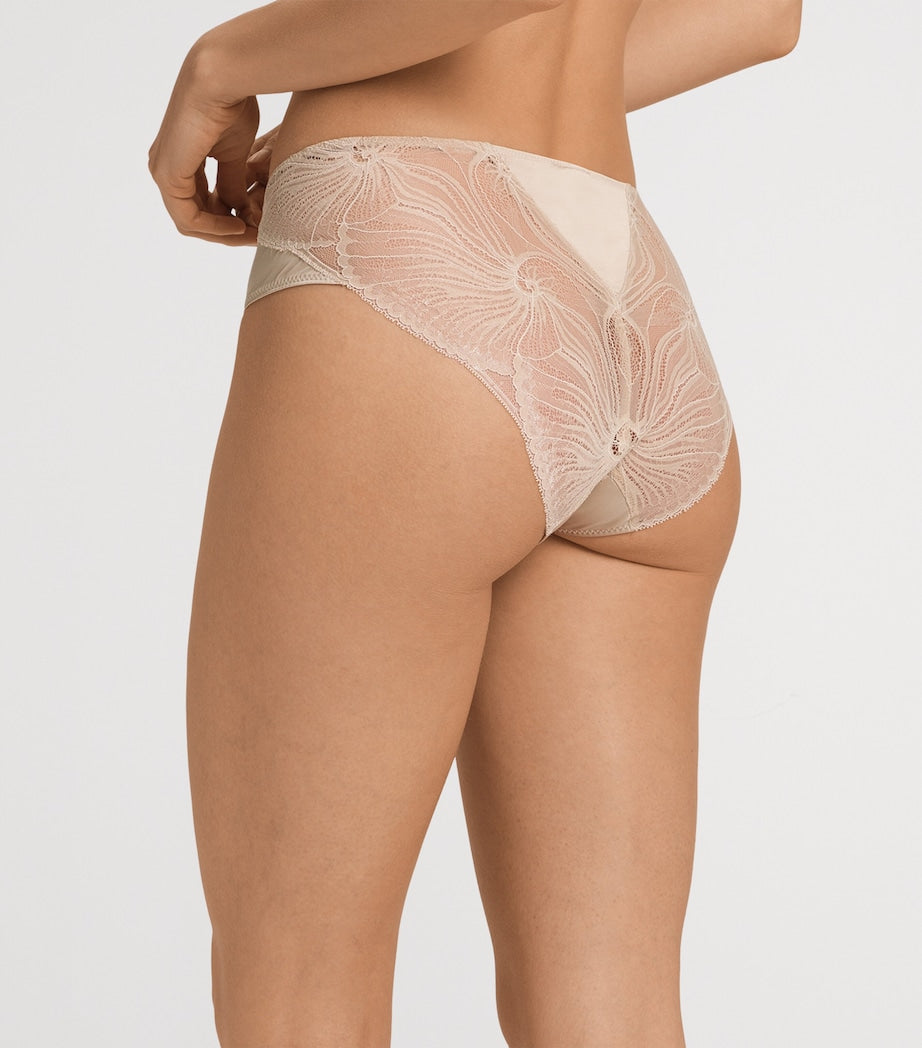 Hanro Lace-Trim Lilith Midi Briefs
