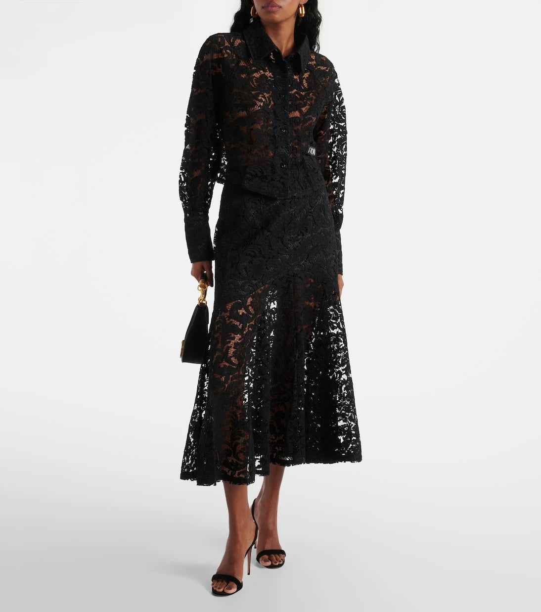 Patou - Cropped lace blouse