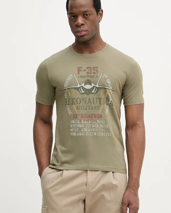 Pamuklu Tişört Aeronautica Militare