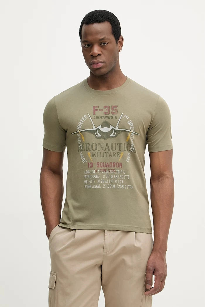 Pamuklu Tişört Aeronautica Militare
