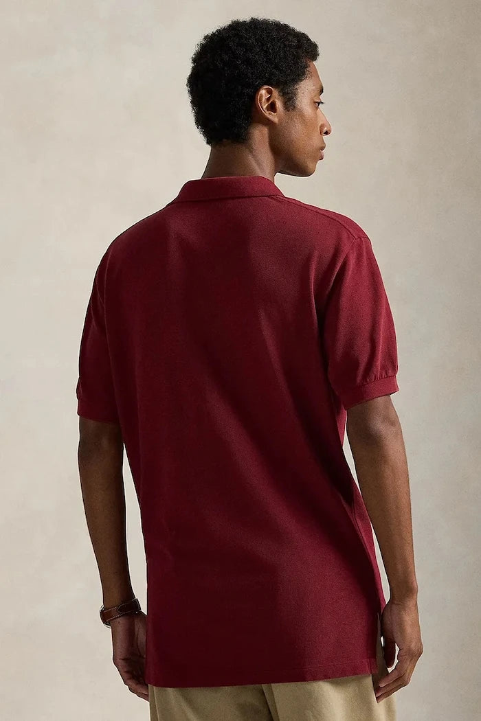 Памучна тениска с яка Polo Ralph Lauren
