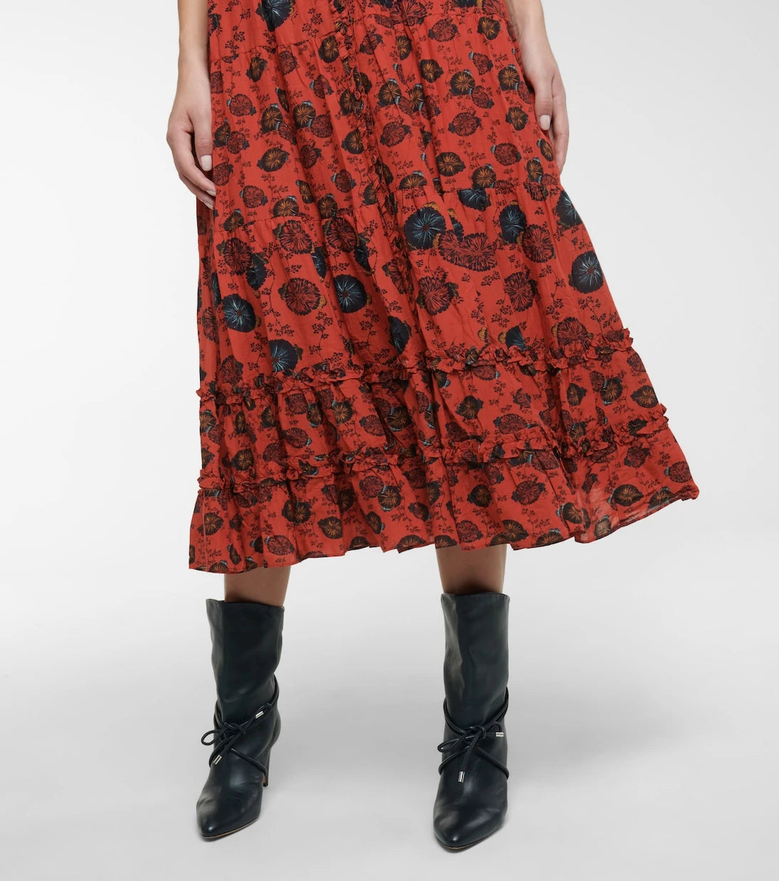 Ulla Johnson - Irvette floral cotton-blend midi dress