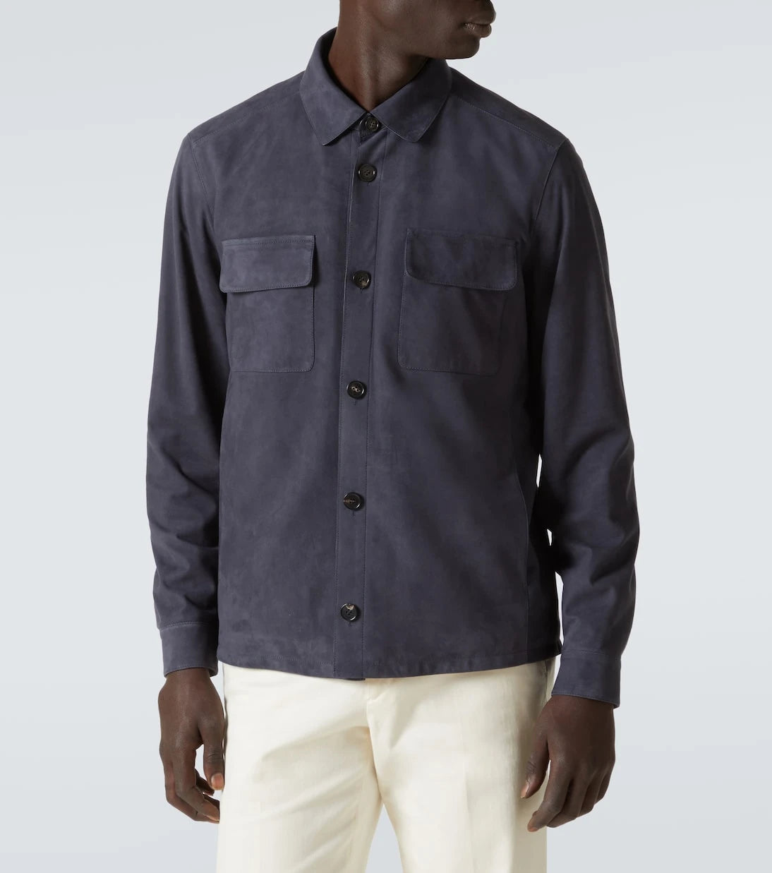 Loro Piana - Lowe suede overshirt