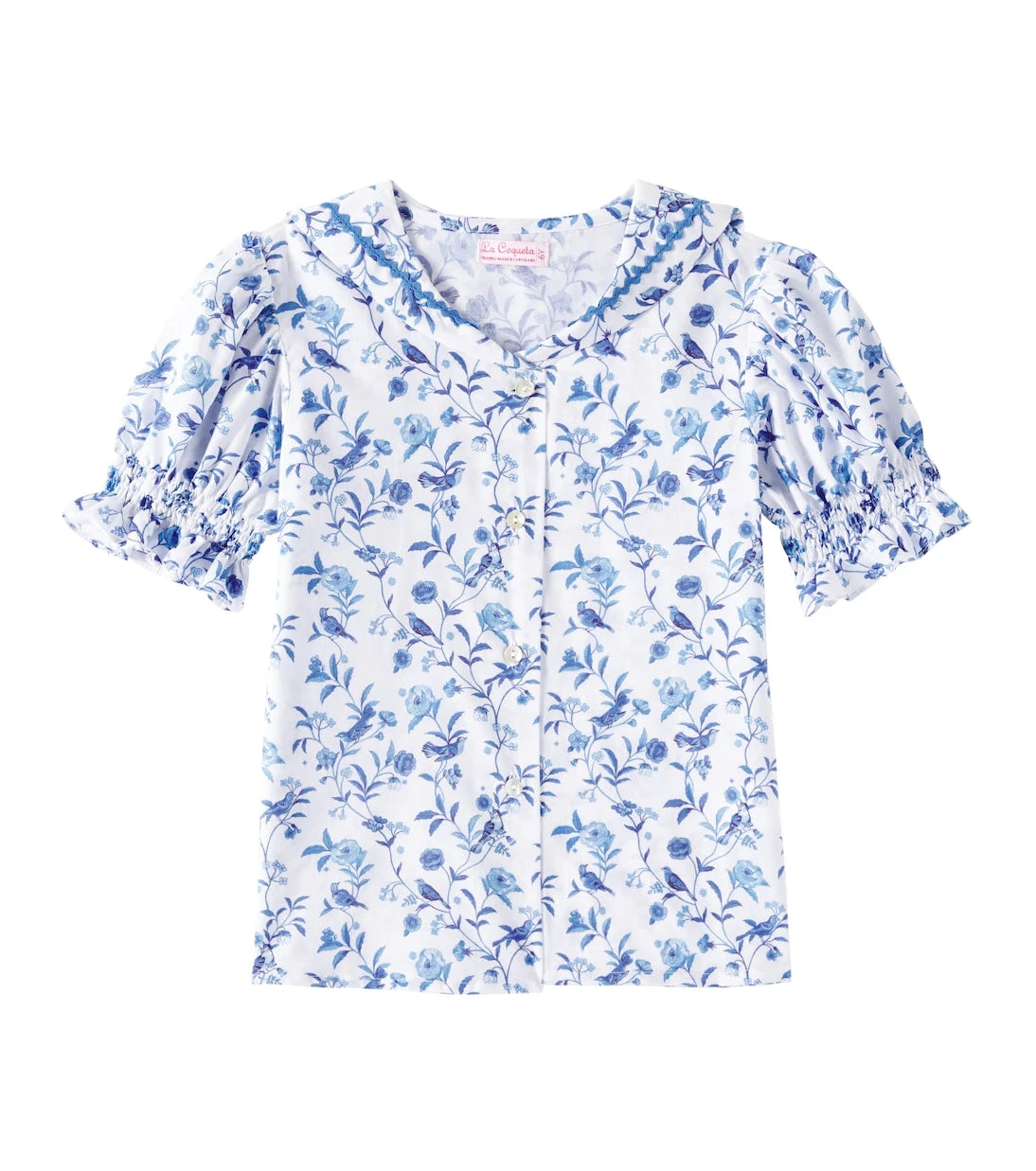 La Coqueta - Georgina floral cotton blouse