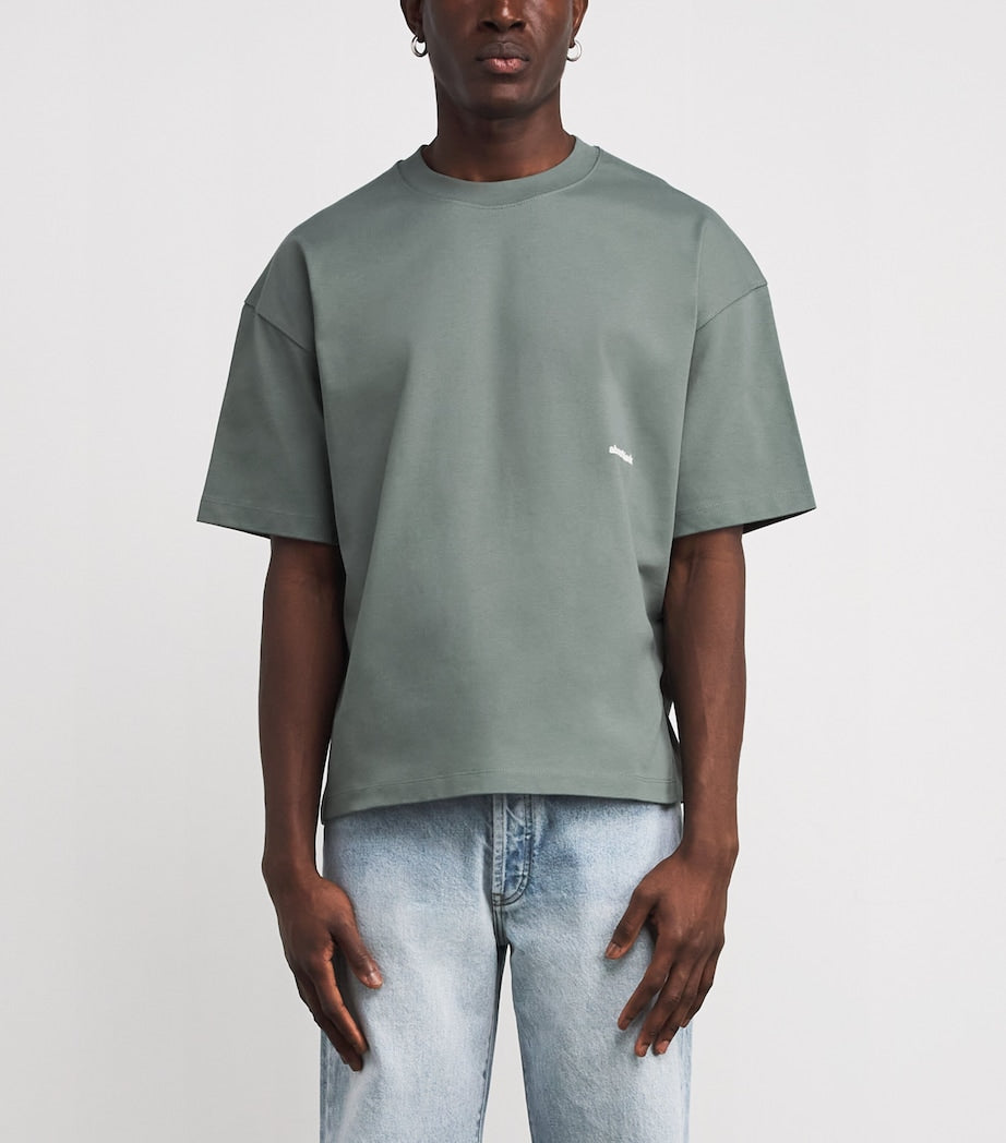 Cotton Back Emblem T-Shirt