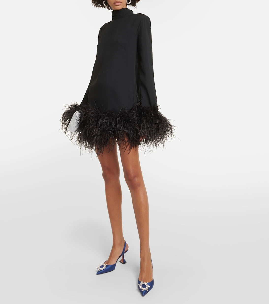 Taller Marmo - Piccolo Ubud feather-trimmed minidress