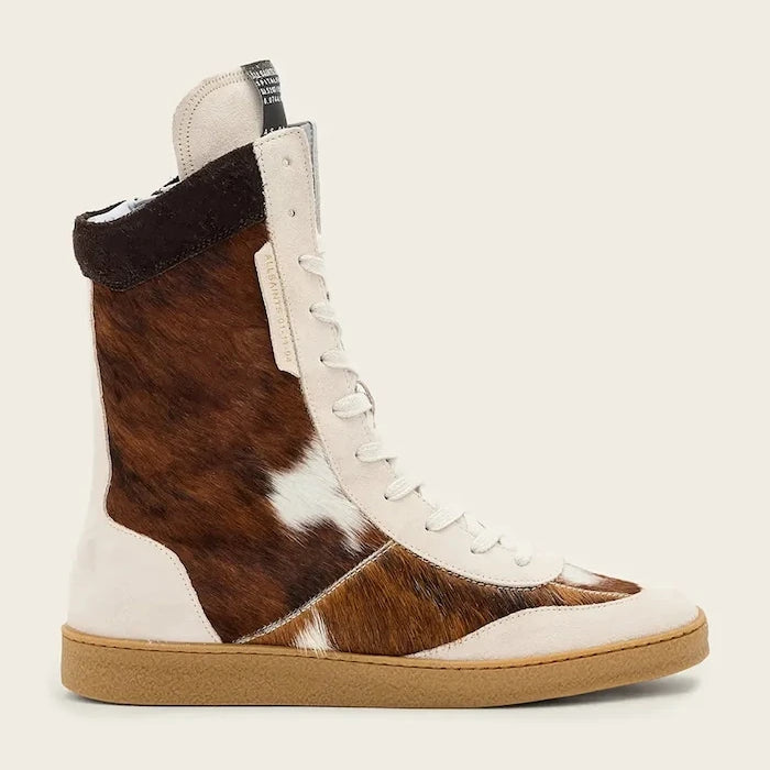 Кожени маратонки AllSaints Louise High Top