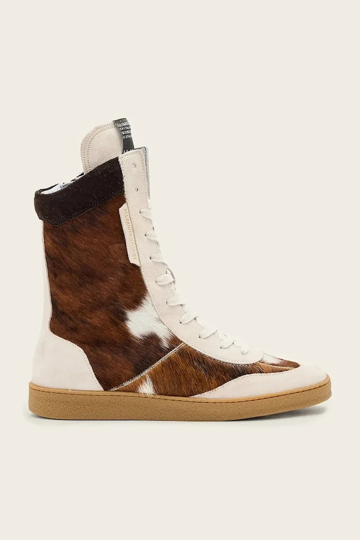 Кожени маратонки AllSaints Louise High Top