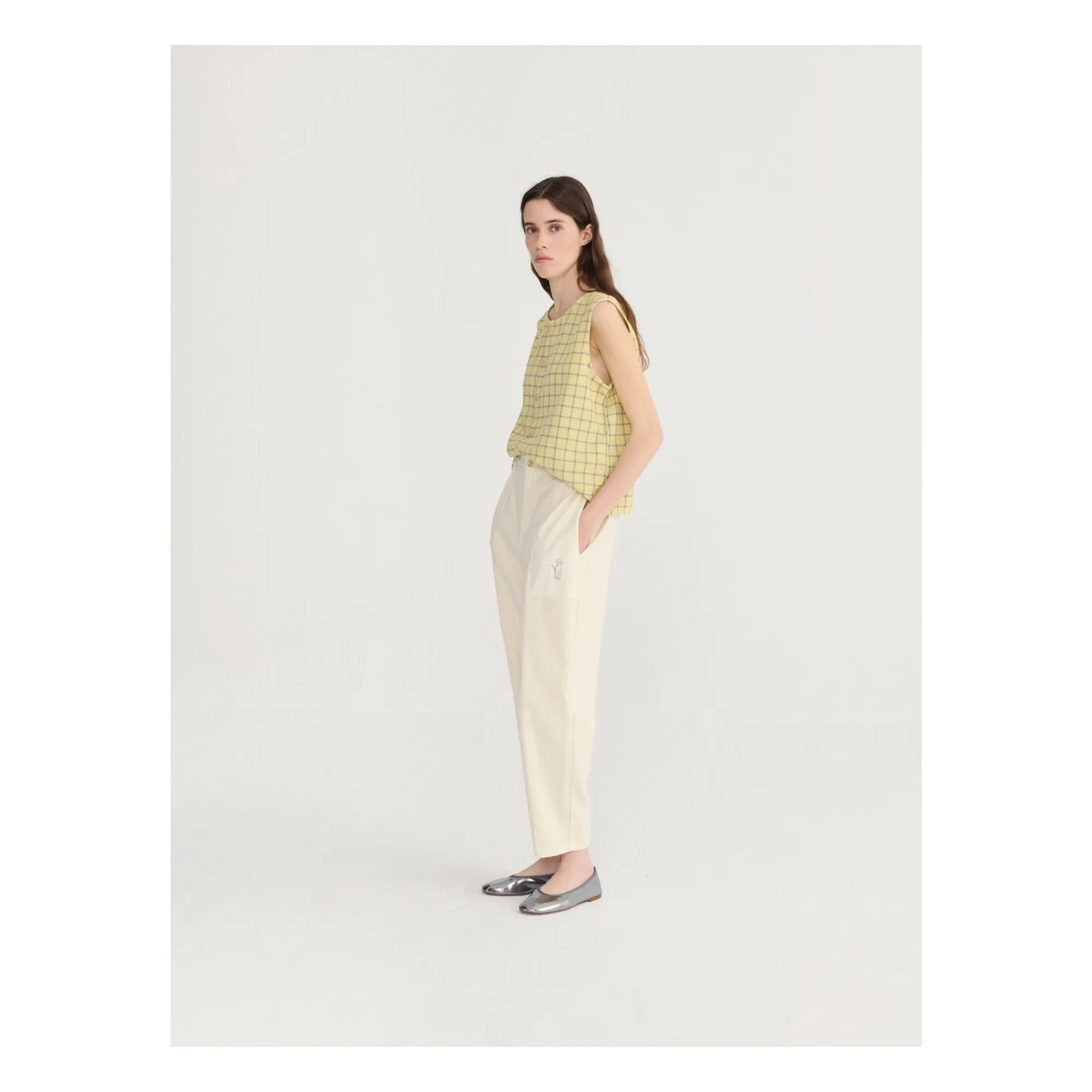 Bobo Choses - Cocoon Organic Cotton Pants | Cream
