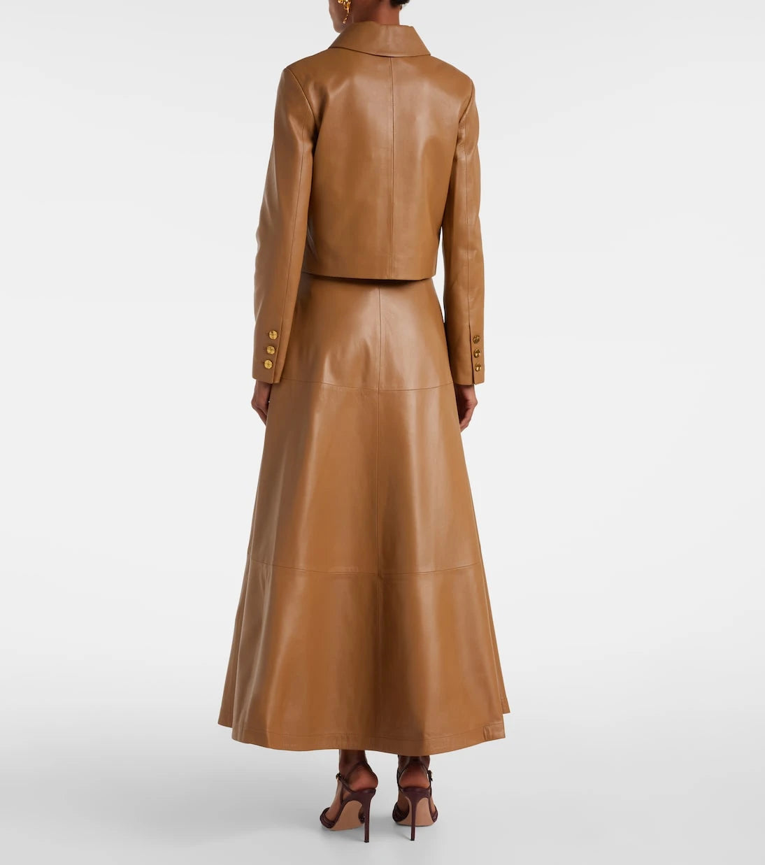 Altuzarra - Astley cropped leather jacket
