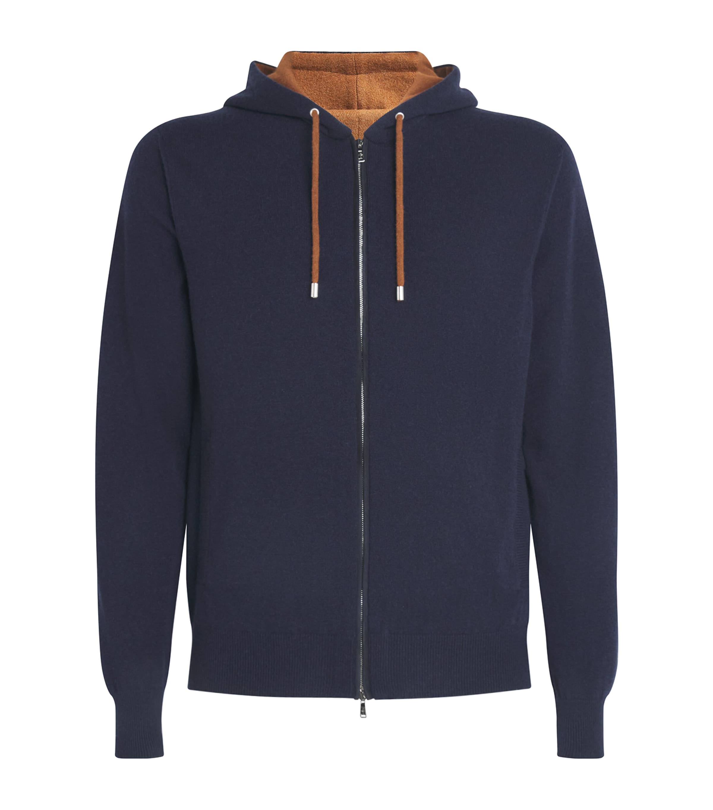 Navy Cashmere Hoodie