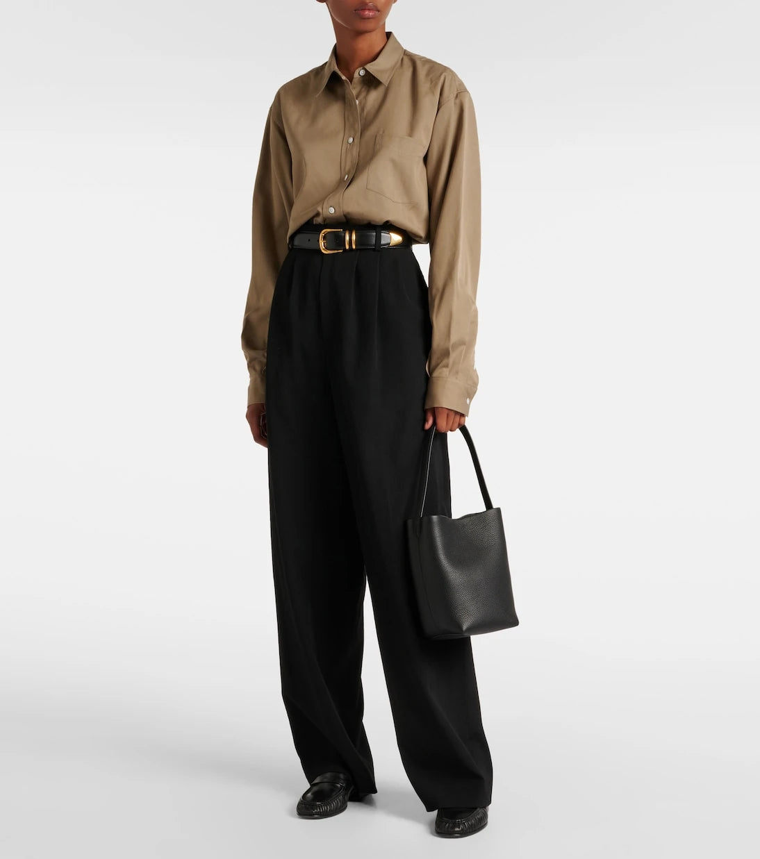 The Row - N/S Park Small leather tote bag