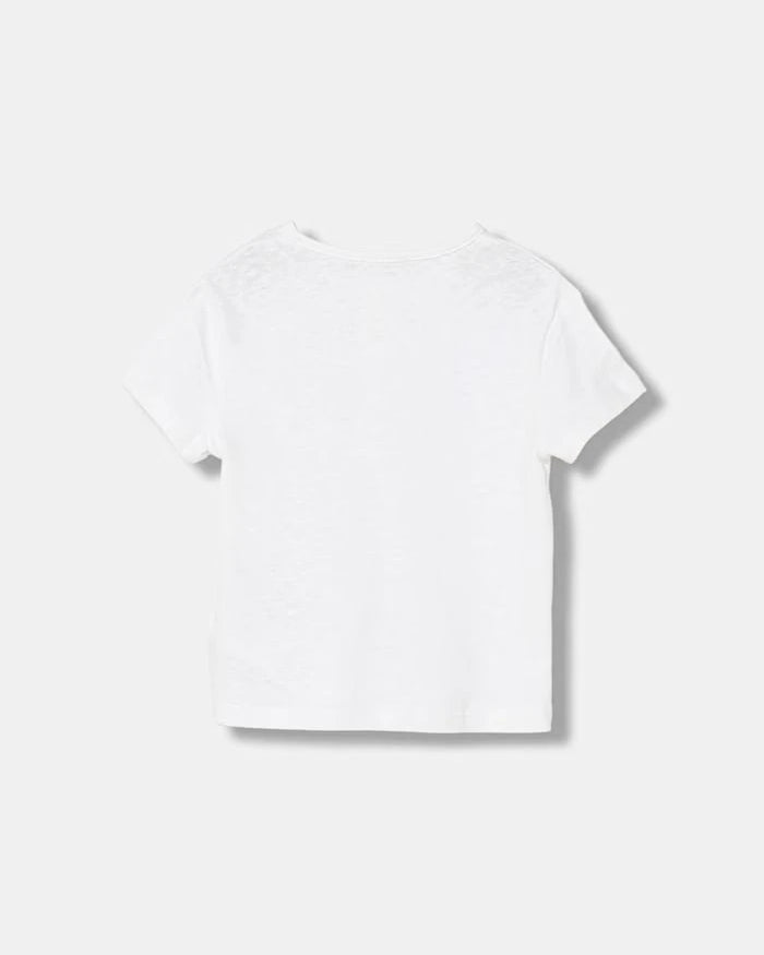 United Colors of Benetton тениска за бебе с лен