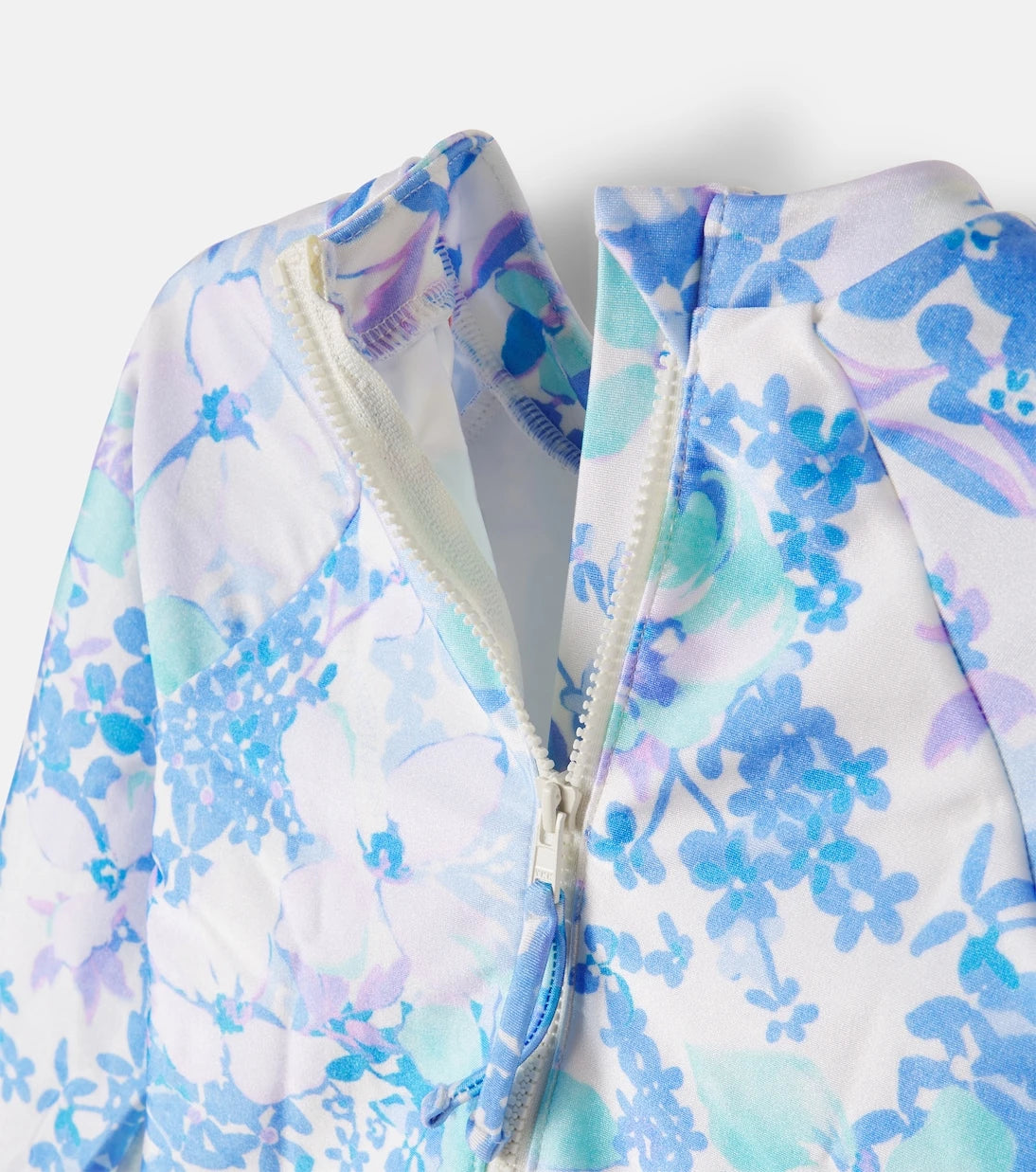 Zimmermann Kids - Solstice floral rashguard swimsuit