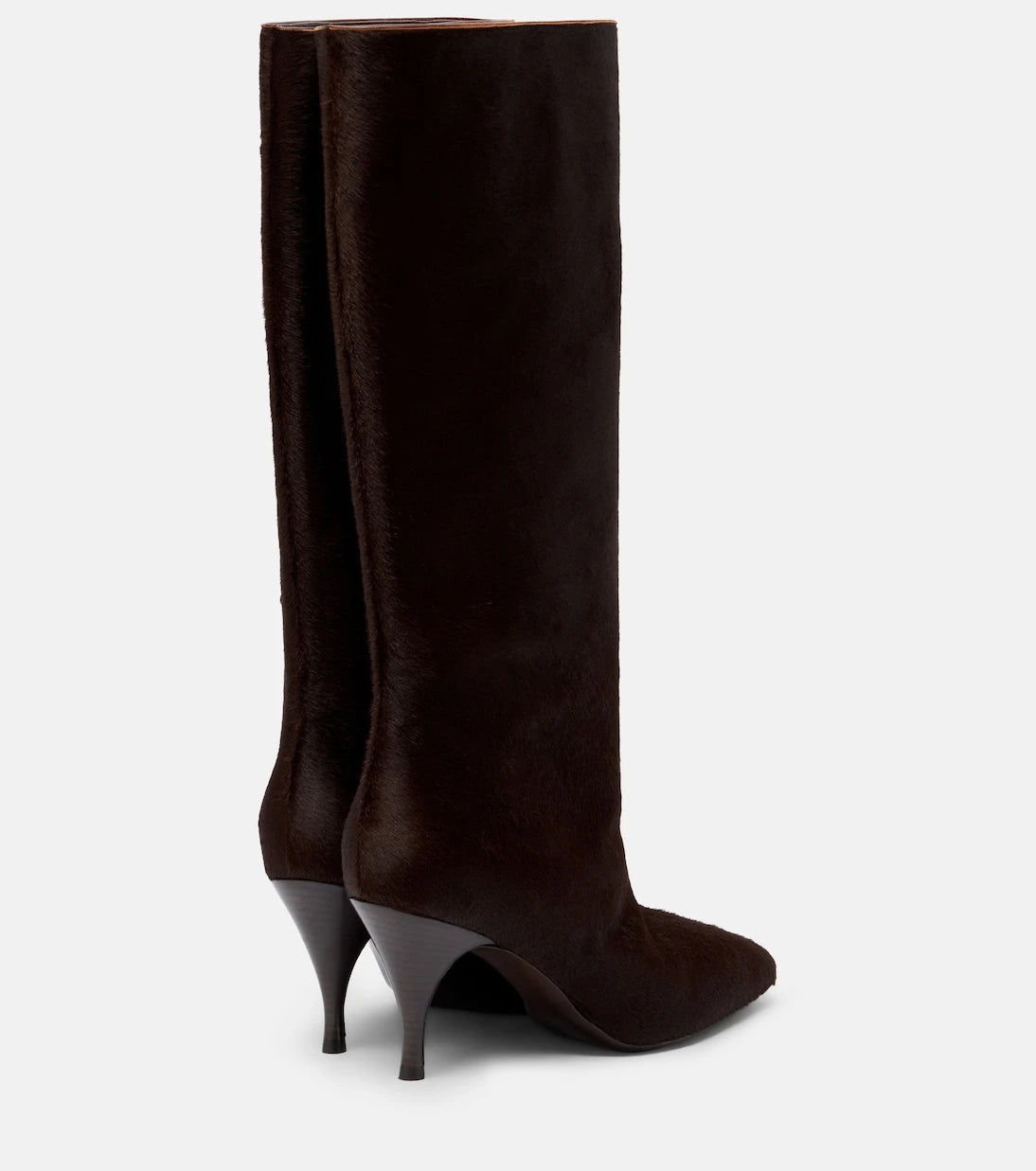 Herbert Levine - Silhouette suede knee-high boots