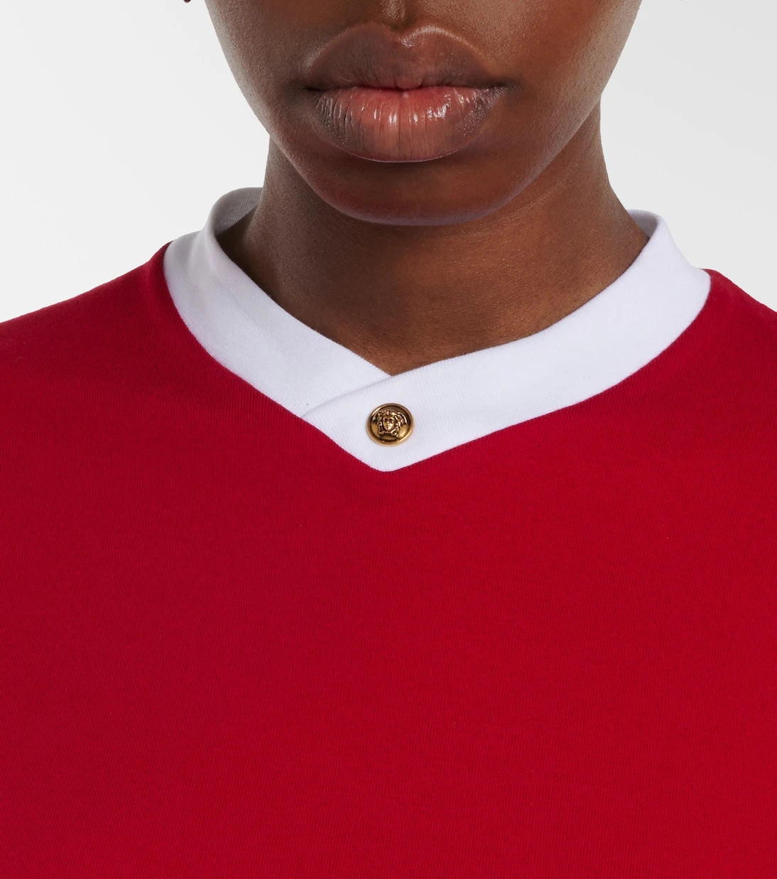 Versace - Medusa cotton-blend jersey T-shirt