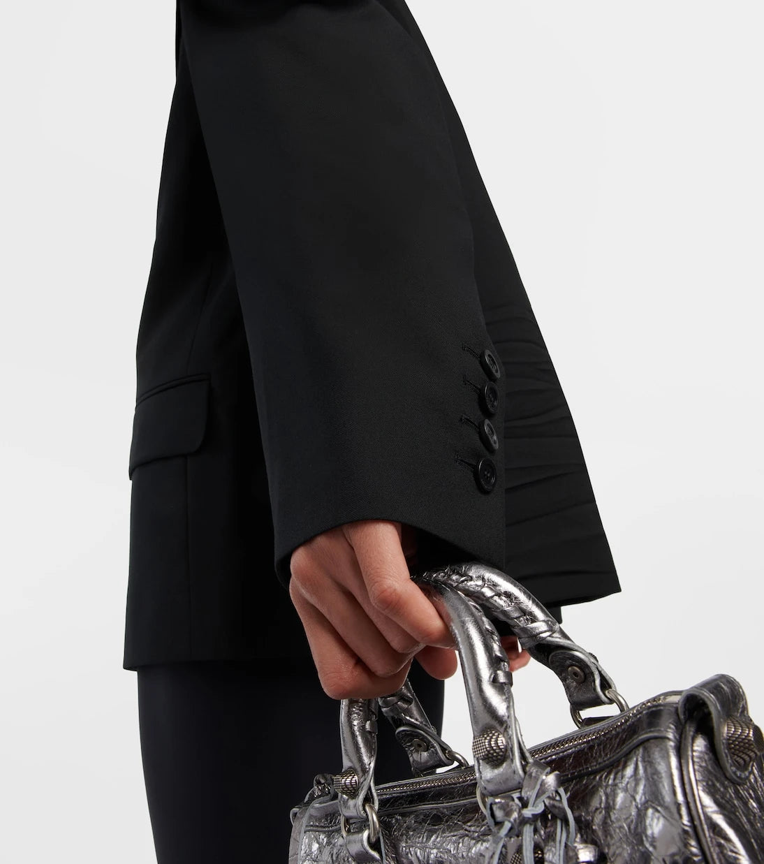 Balenciaga - بليزر صوف