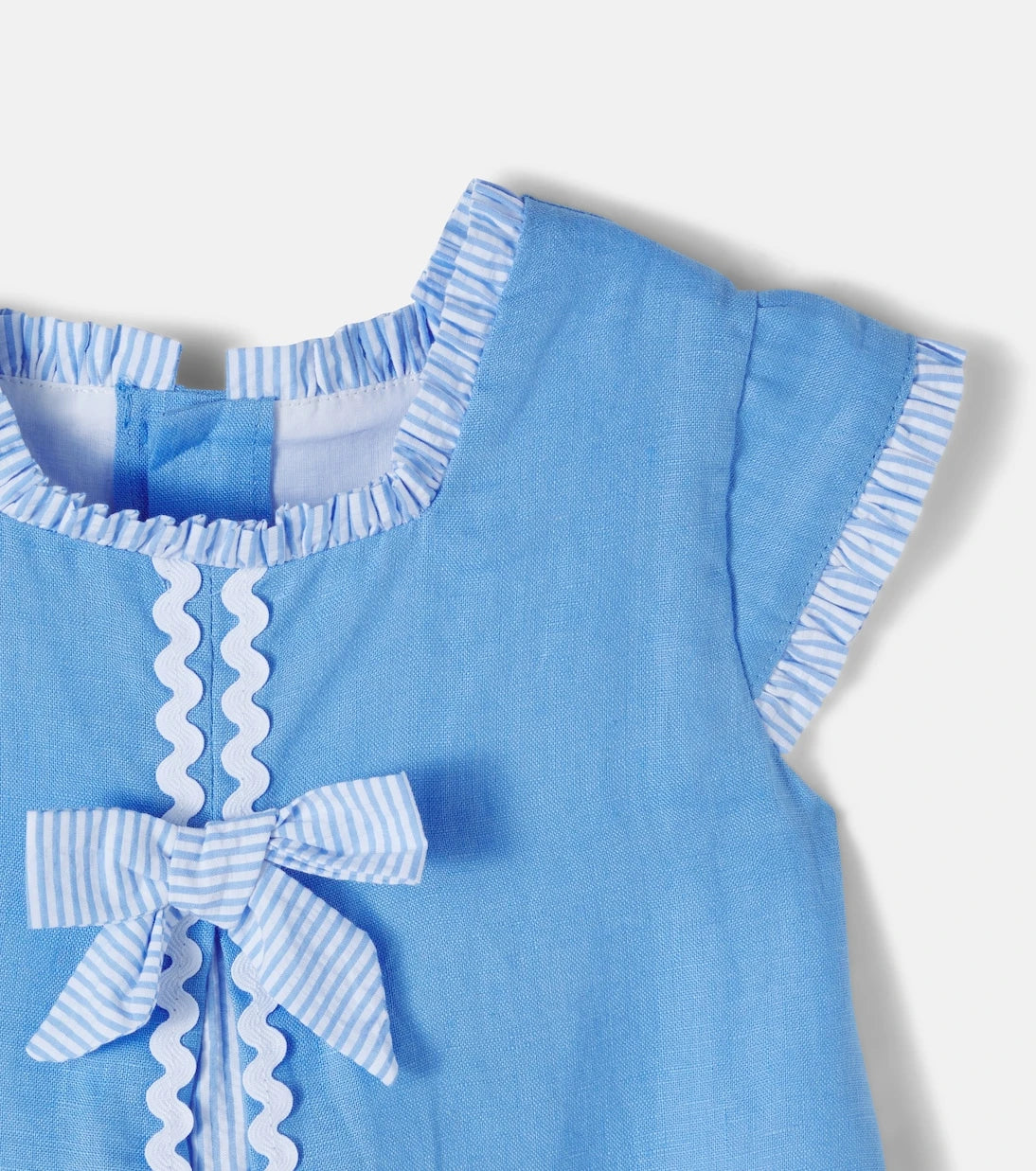 La Coqueta - Beatriz striped linen dress