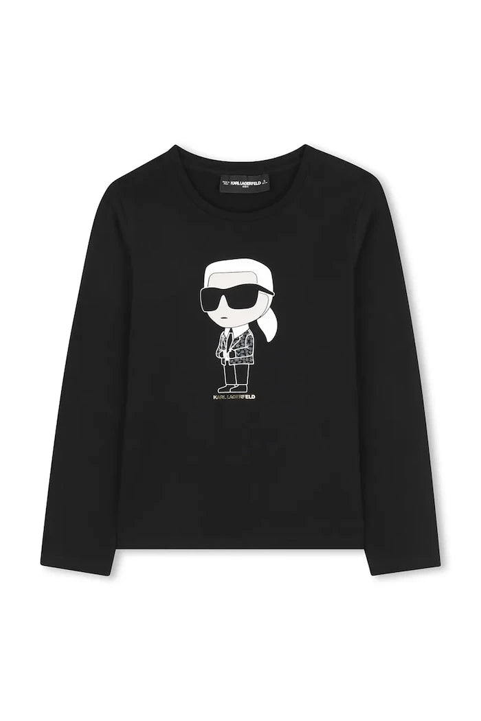 Karl Lagerfeld Uzun Kollu Çocuk Bluz