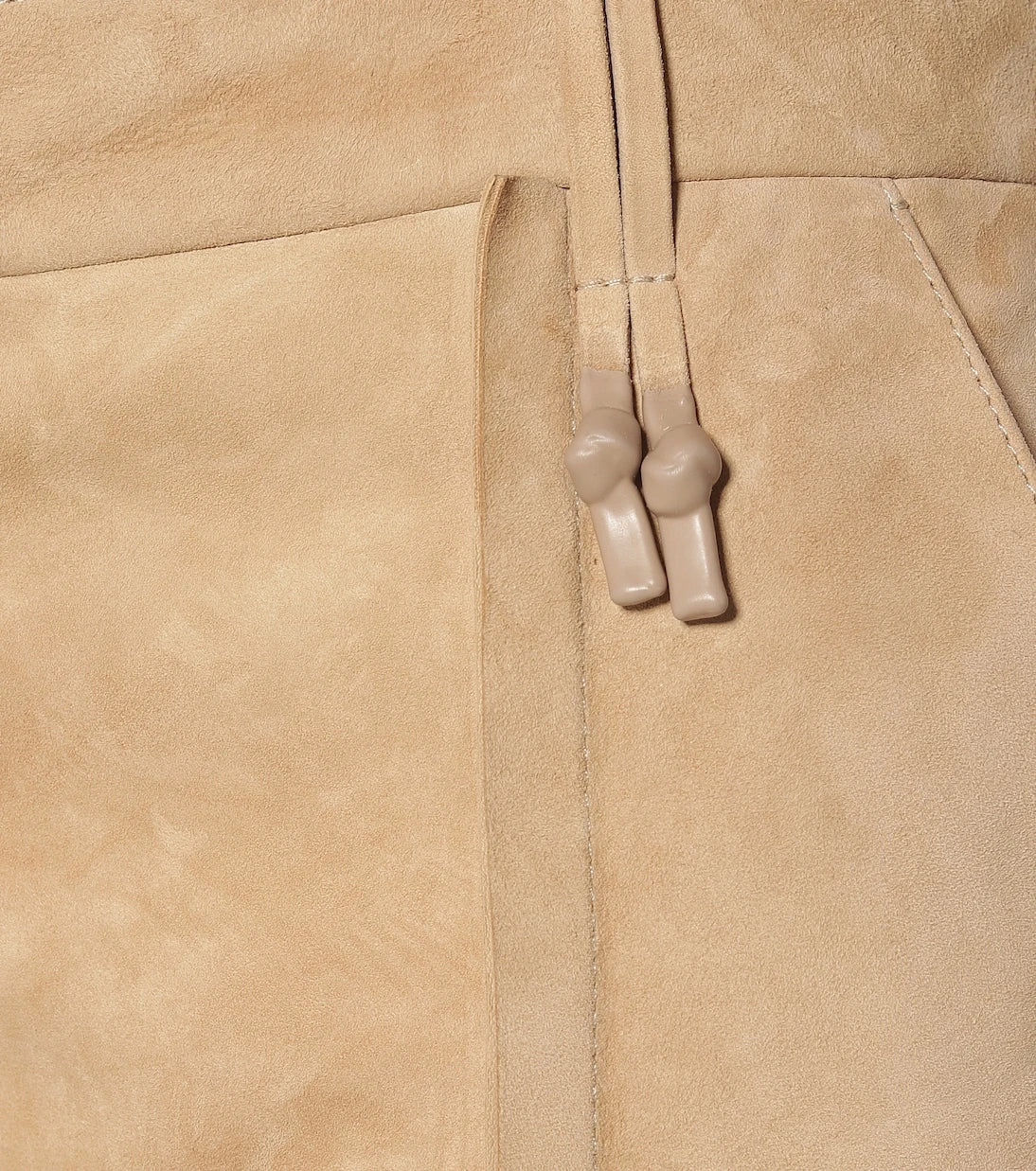 Acne Studios - بنطال شمواه بقصة مستقيمة وخصر متوسط الارتفاع