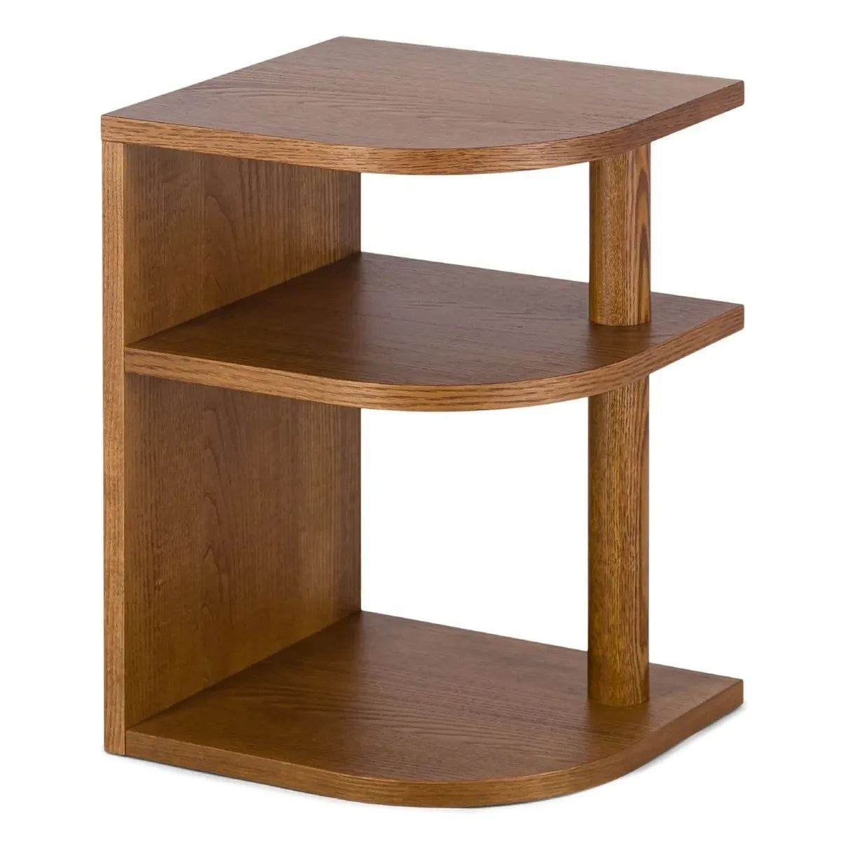 The Socialite Family - Opera side table ash iroko finish - straight version | Iroko