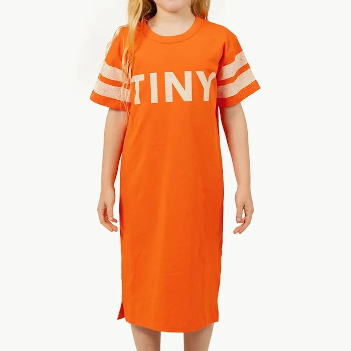 Детска памучна рокля Tinycottons STRIPES DRESS