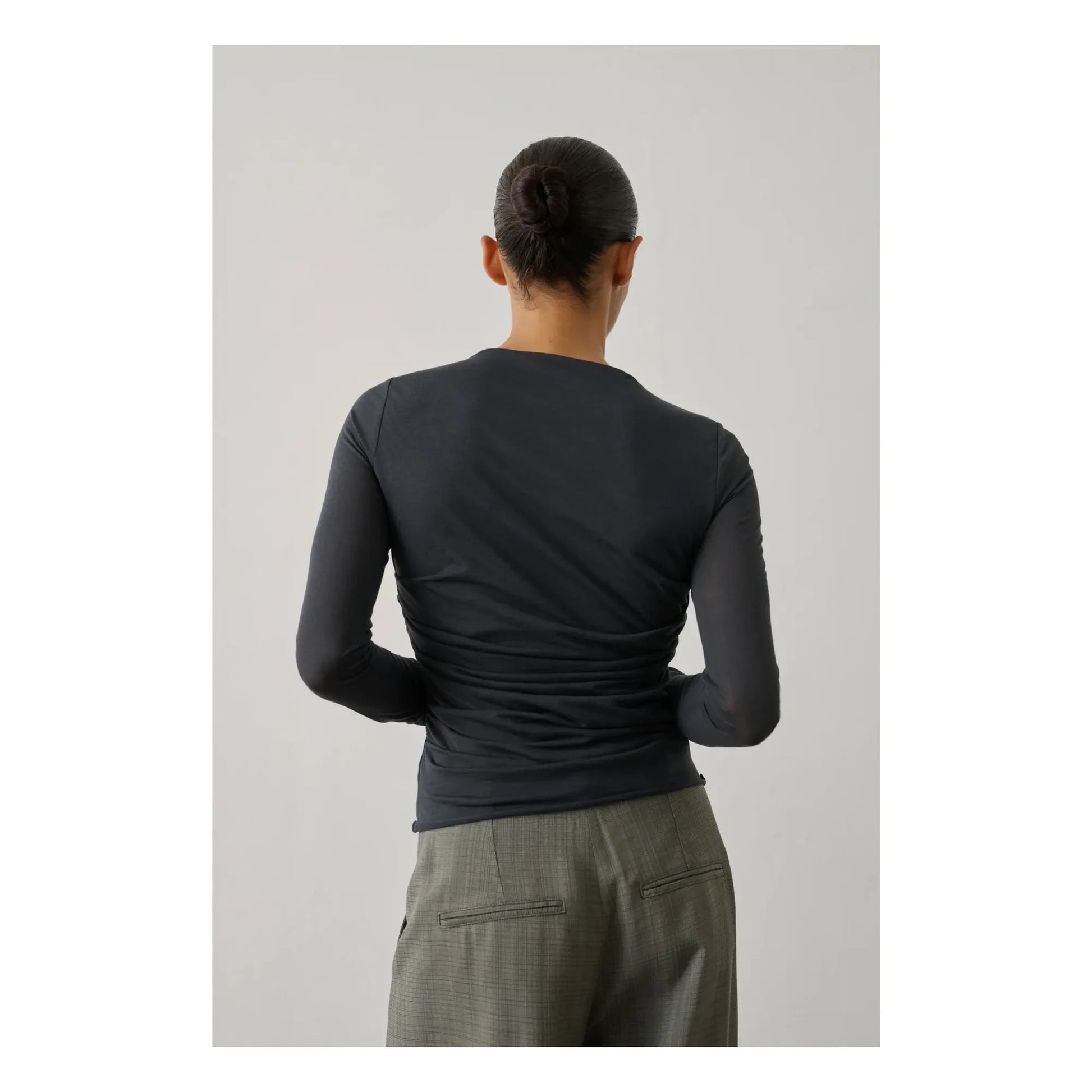 Soeur - Gaya Cotton T-shirt | Grey blue