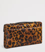 Demellier Multi Leopard-Effect Calf Hair Vancouver Clutch