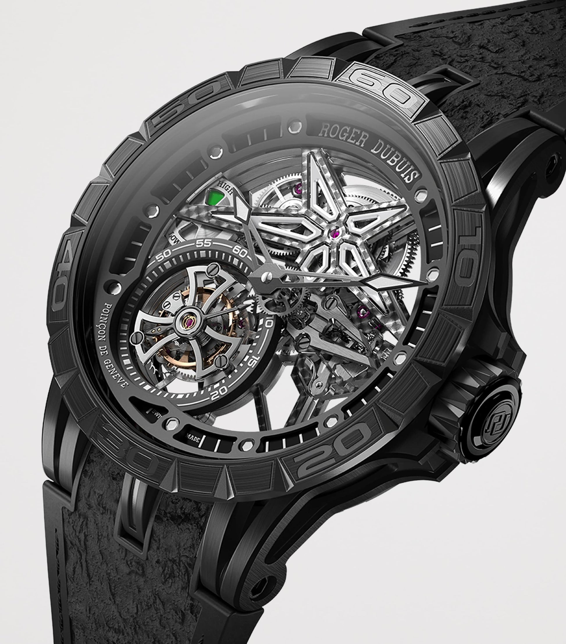 x Pirelli Titanium Excalibur Spider Watch 45mm