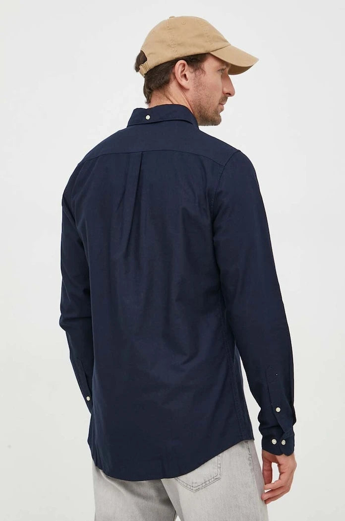 Barbour риза мъжка от памук OXTOWN