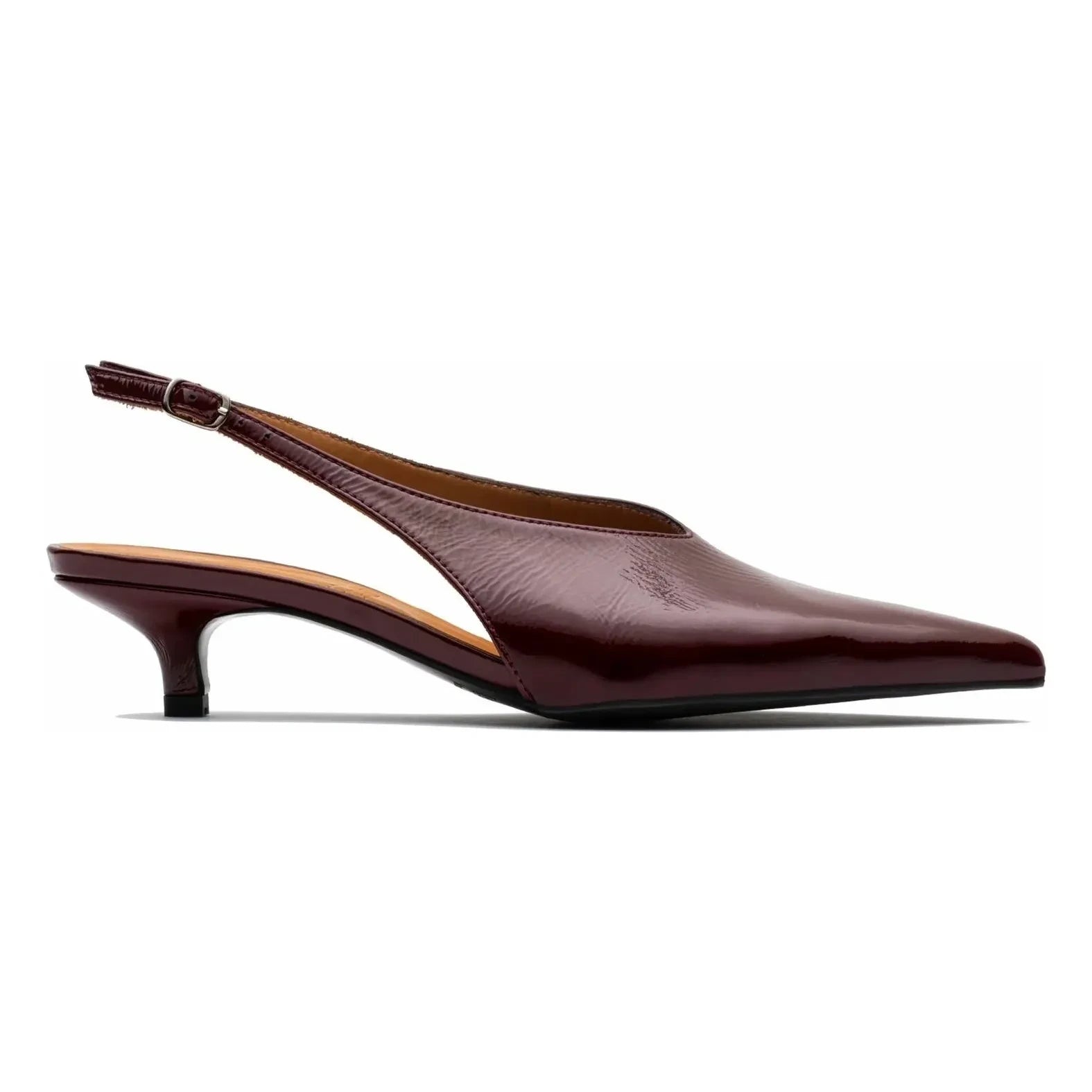 Lachoix - Slingback Heels | Burgundy