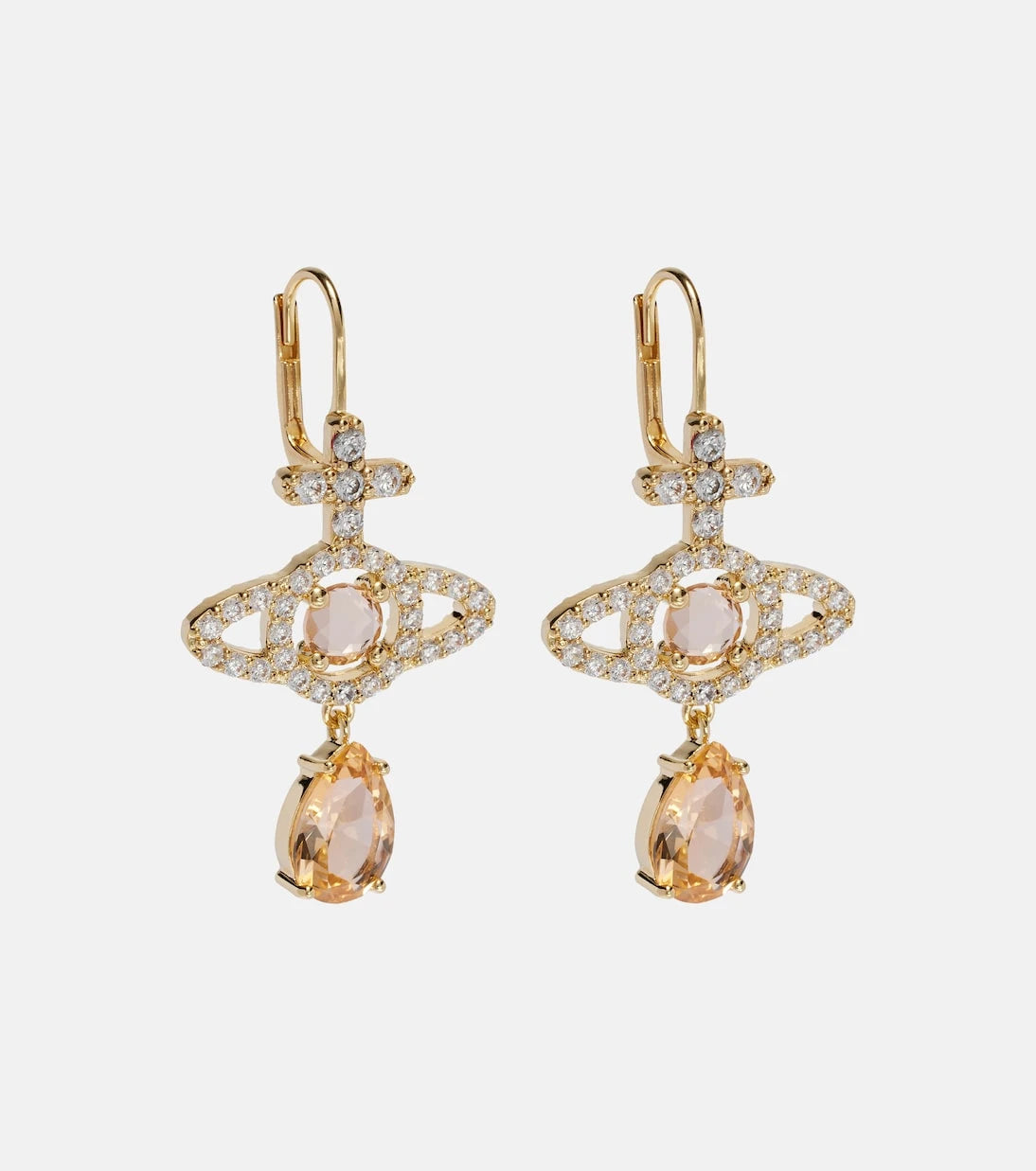 Vivienne Westwood - Olympia embellished drop earrings