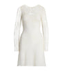 Ralph Lauren Collection White Mulberry Silk Mini Dress