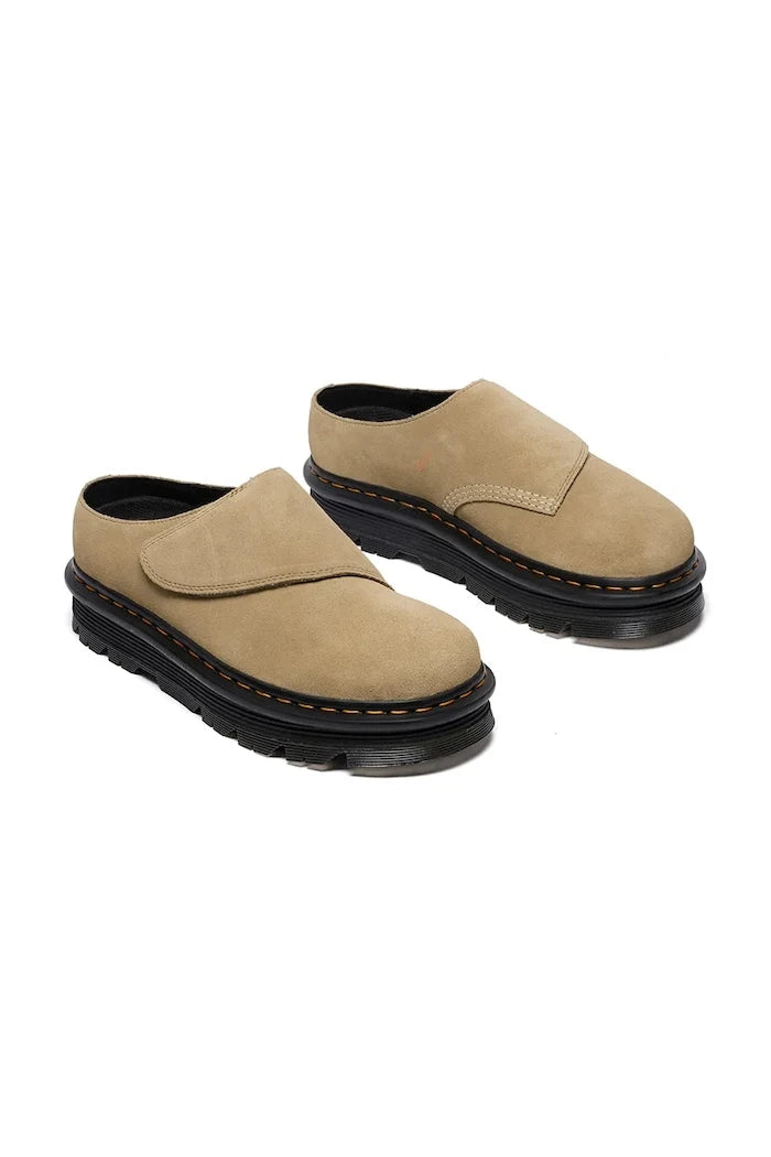 Велурени чехли Dr. Martens ZebZag AnyWair Mule
