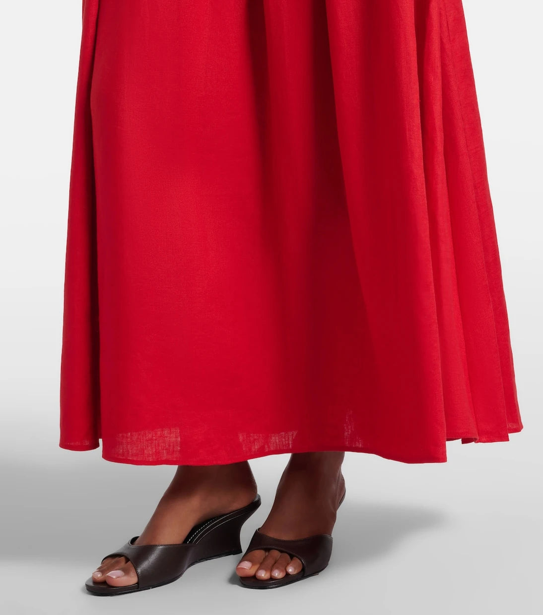 Staud - Procida linen maxi skirt