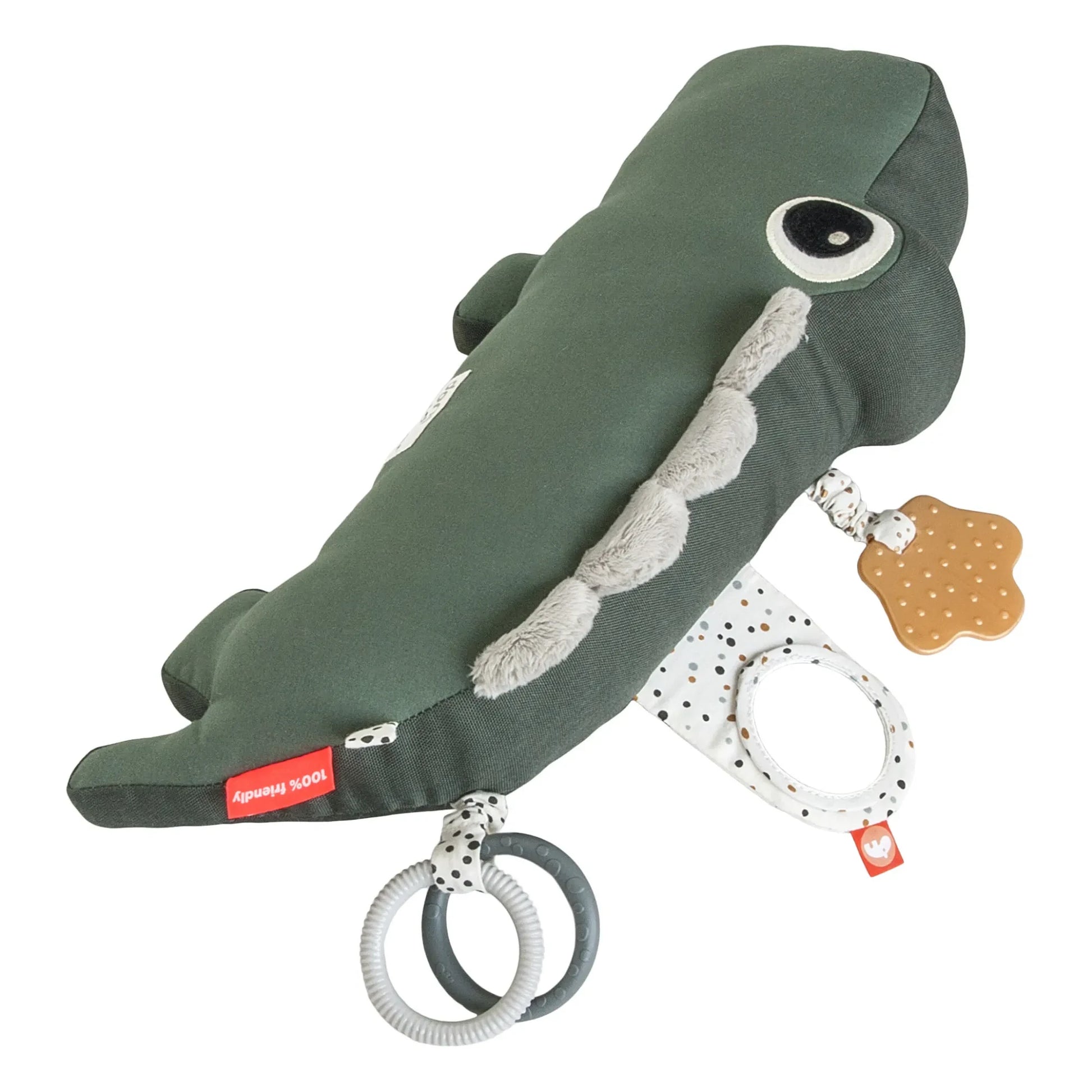 Done by deer - Croc Activity Cushion | Green