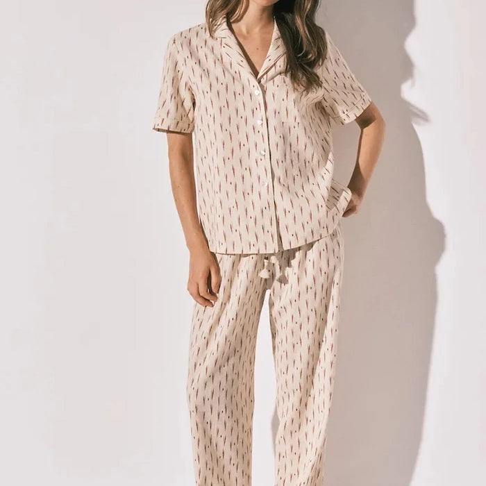 women'secret iki parçalı pamuklu kadın pijama seti